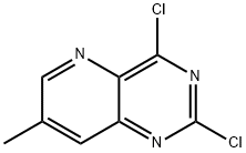 2,4-dichloro-7-methylpyrido[3,2-d]pyrimidine 结构式