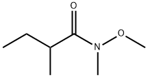 N-methoxy-N,2-dimethylbutanamide 结构式