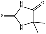 5,5-DIMETHYL-4-OXO-2-THIOXOIMIDAZOLIDINE 结构式
