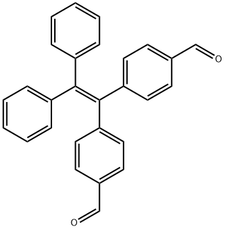 1,1-二苯基-2,2-二(4-醛基苯)乙烯 结构式