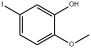 5-碘-2-甲氧基苯酚 结构式