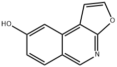 苯并呋喃并【2,3-B】吡啶-8-醇 结构式