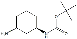 REL-((1R,3R)-3-氨基环己基)氨基甲酸酯盐酸盐 结构式