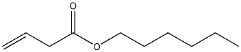 3-Butenoic acid, hexyl ester 结构式