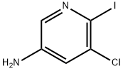 5-Chloro-6-iodo-pyridin-3-ylamine 结构式