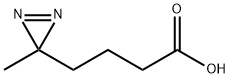 4-(3-methyl-3H-diazirin-3-yl)butanoic acid 结构式