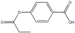 Benzoicacid, 4-(1-oxopropoxy)- 结构式