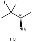 (R)-3,3-DIFLUOROBUTAN-2-AMINE HCL 结构式