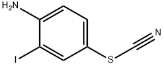 Thiocyanic acid, 4-amino-3-iodophenyl ester 结构式