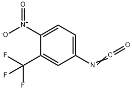 4-NITRO-3-(TRIFLUOROMETHYL)PHENYL ISOCYANATE 结构式
