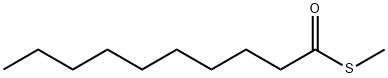Decanethioic acid, S-methyl ester 结构式