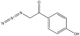 Ethanone, 2-azido-1-(4-hydroxyphenyl)- 结构式