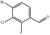 4-溴-3-氯-2-氟苯甲醛 结构式