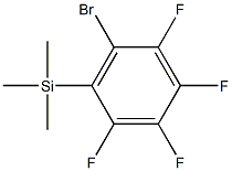 Benzene,1-bromo-2,3,4,5-tetrafluoro-6-(trimethylsilyl)- 结构式