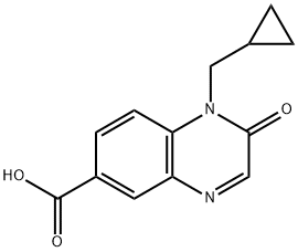 1-Cyclopropylmethyl-2-oxo-1,2-dihydro-quinoxaline-6-carboxylic acid