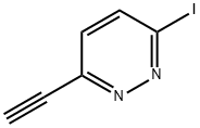 3-乙炔基-6-碘哒嗪 结构式