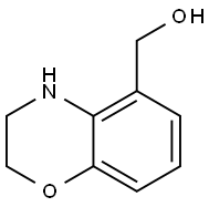 (3,4-二氢-2H-苯并[B][1,4]噁嗪-5-基)甲醇 结构式