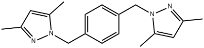 1,1'-(benzene-1,4-diyldimethylene)-bis(3,5-dimethyl-1H-pyrazole) 结构式