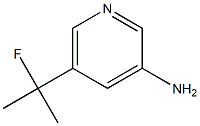 5-(2-氟丙烷-2-基)吡啶-3-胺 结构式