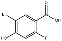 5-Bromo-2-fluoro-4-hydroxy-benzoic acid 结构式