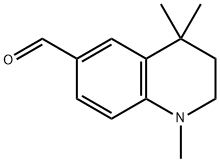 1,2,3,4-四氢-1,4,4-三甲基-6-喹啉甲醛 结构式