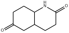 2,6-Quinolinedione, octahydro- 结构式