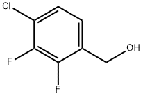 4-氯-2,3-二氟苯甲醇 结构式