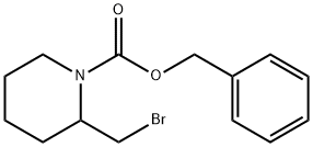 BENZYL 2-(BROMOMETHYL)PIPERIDINE-1-CARBOXYLATE 结构式