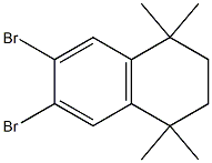 6,7-二溴-1,1,4,4-四甲基-1,2,3,4-四氢萘 结构式