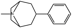 8-甲基-3-苯基-8-氮杂双环[3.2.1]辛烷 结构式