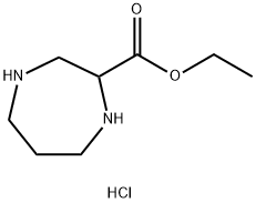 ethyl 1,4-diazepane-2-carboxylate dihydrochloride 结构式