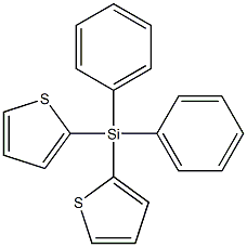 Silane,diphenyldi-2-thienyl- (8CI,9CI) 结构式