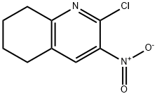 2-Chloro-3-nitro-5,6,7,8-tetrahydro-quinoline 结构式