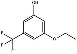 3-Ethoxy-5-(trifluoromethyl)phenol 结构式