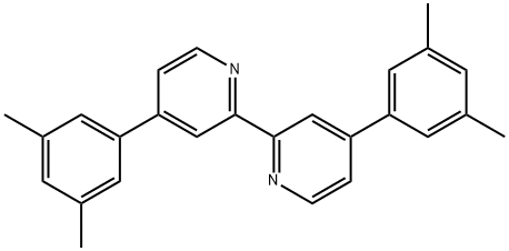 4,4'-双(3,5-二甲基苯基)-2,2'-联吡啶 结构式