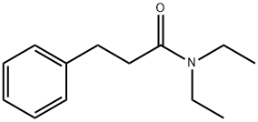 N,N-二乙基-3-苯基丙酰胺 结构式