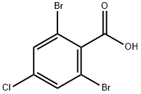 2,6-二溴-4-氯苯甲酸 结构式