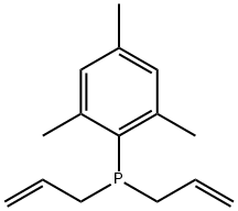Phosphine, di-2-propenyl(2,4,6-trimethylphenyl)- 结构式