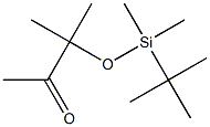 2-Butanone, 3-[[(1,1-dimethylethyl)dimethylsilyl]oxy]-3-methyl- 结构式