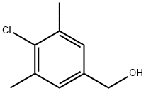 (4-氯-3,5-二甲基苯基)甲醇 结构式