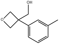 [3-(3-methylphenyl)oxetan-3-yl]methanol 结构式