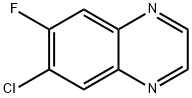 6-Chloro-7-fluoro-quinoxaline 结构式