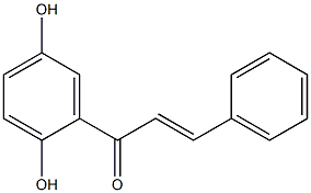 1-(2,5-DIHYDROXYPHENYL)-3-PHENYLPROP-2-EN-1-ONE 结构式