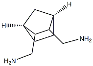 [(1R,4S)-3-(aminomethyl)-2-bicyclo[2.2.1]heptanyl]methanamine 结构式