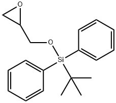 叔丁基(环氧乙烷-2-基甲氧基)二苯基硅烷 结构式