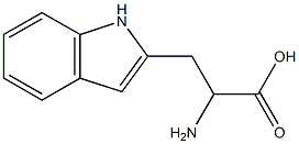 1H-Indole-2-propanoic acid, a-amino- 结构式