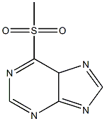 6-methylsulfonyl-5H-purine 结构式