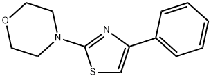 Morpholine, 4-(4-phenyl-2-thiazolyl)- 结构式