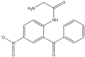 Acetamide, 2-amino-N-(2-benzoyl-4-nitrophenyl)- 结构式