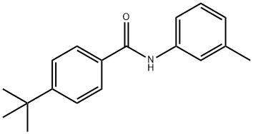 4-tert-butyl-N-(3-methylphenyl)benzamide 结构式